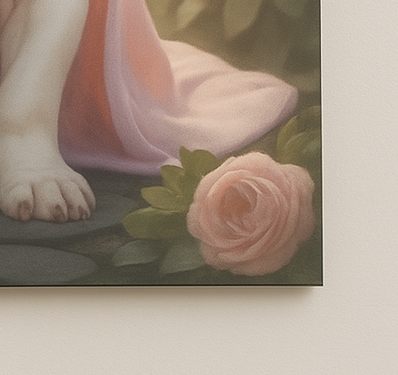 Gallery print corner detail